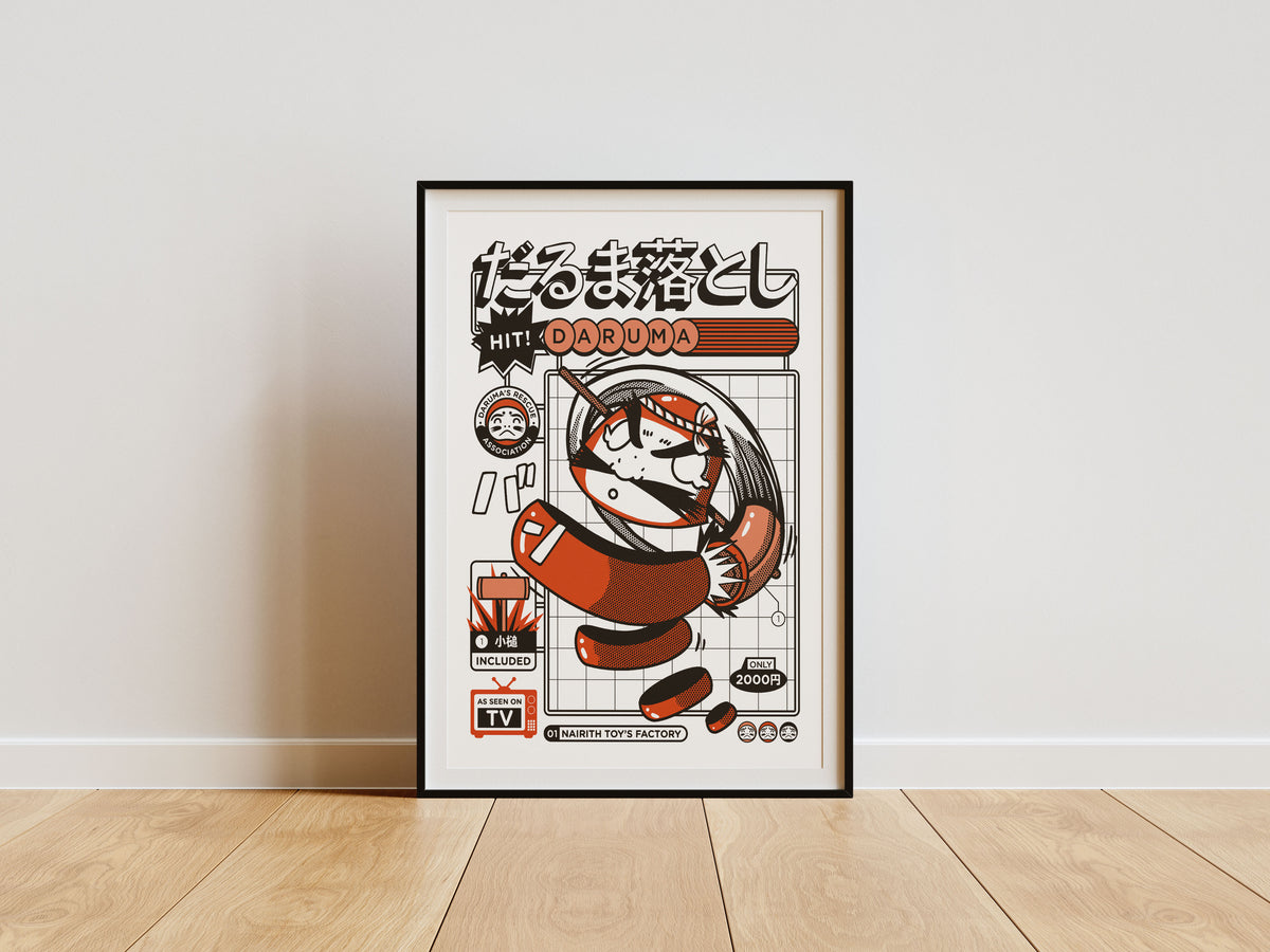 AFFICHE DARUMA OTOSHI